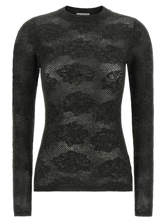 Brunello Cucinelli Gray Silk Cardigan - Elegant Knitwear