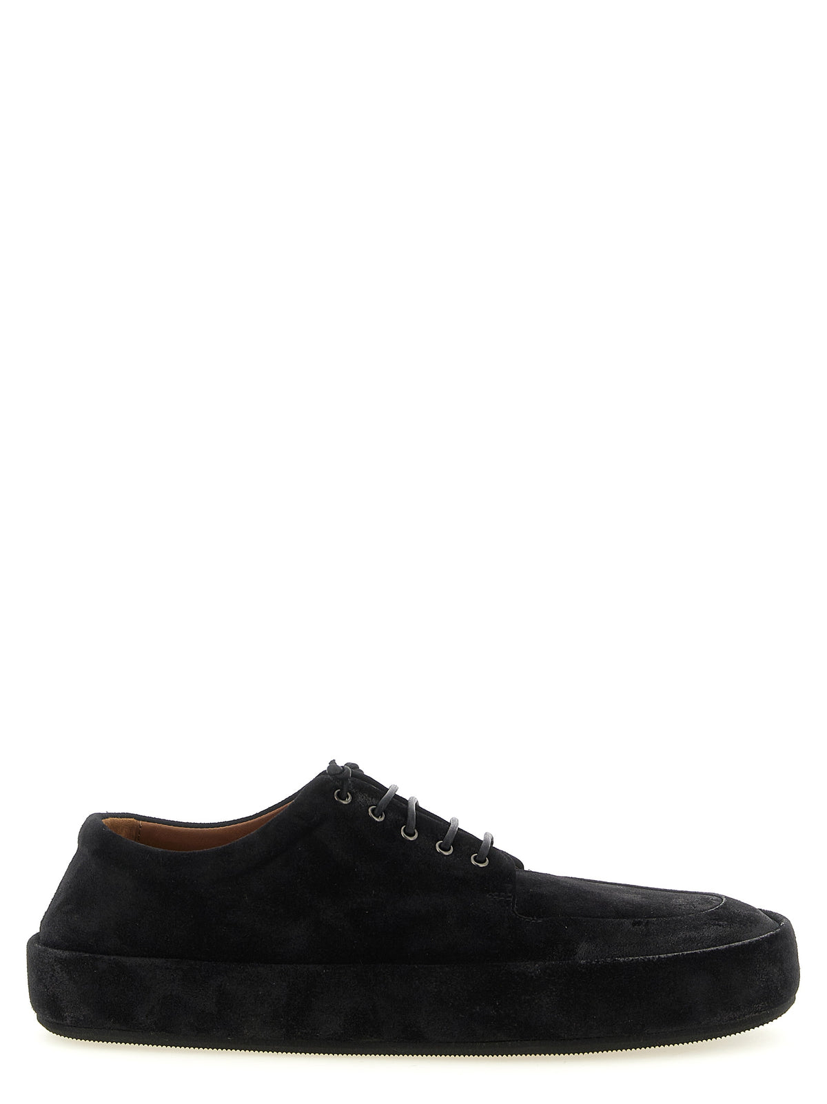 Marsell Cassapelle Black Calfskin Oxfords and Derbies