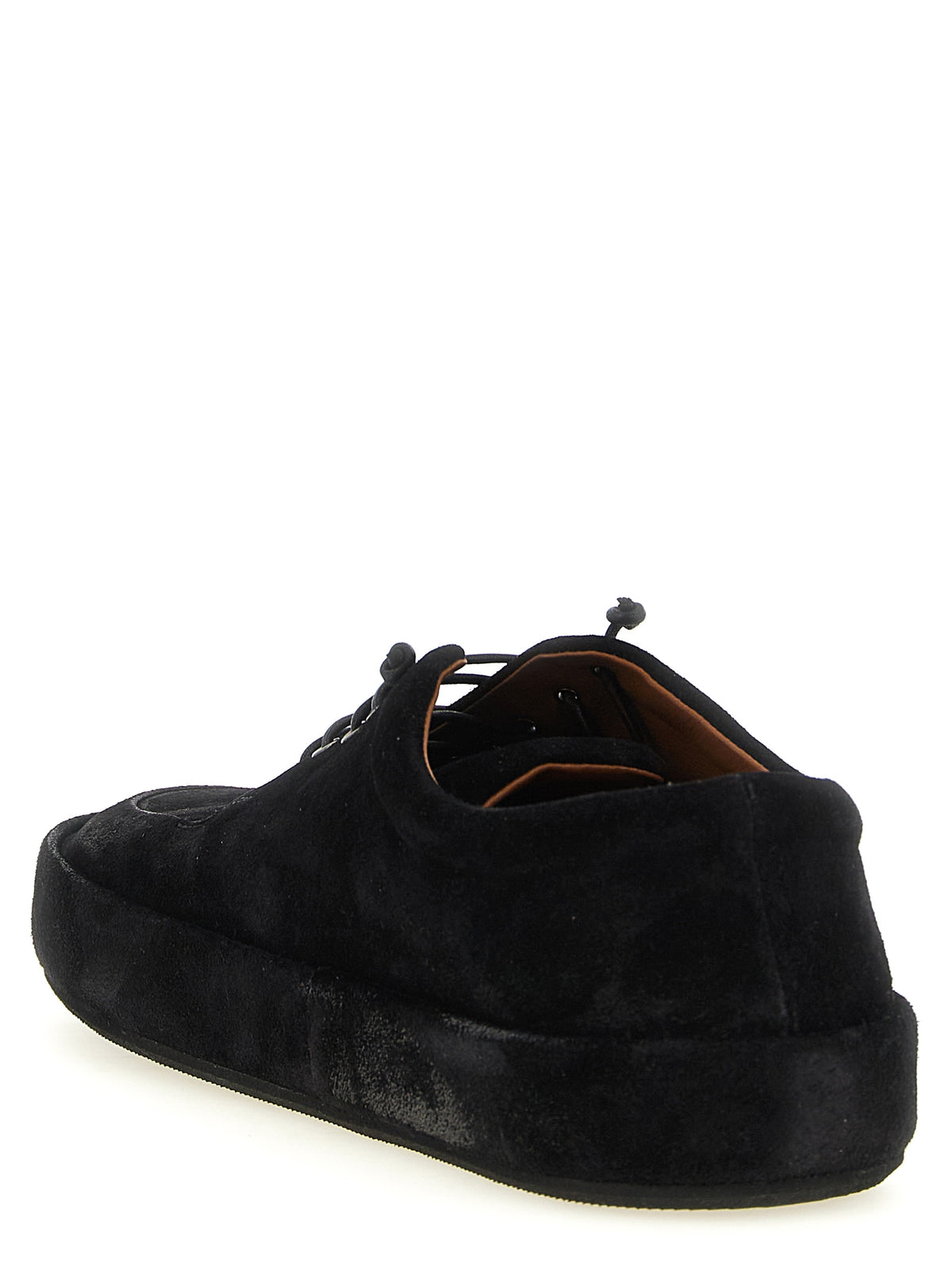 Marsell Cassapelle Black Calfskin Oxfords and Derbies