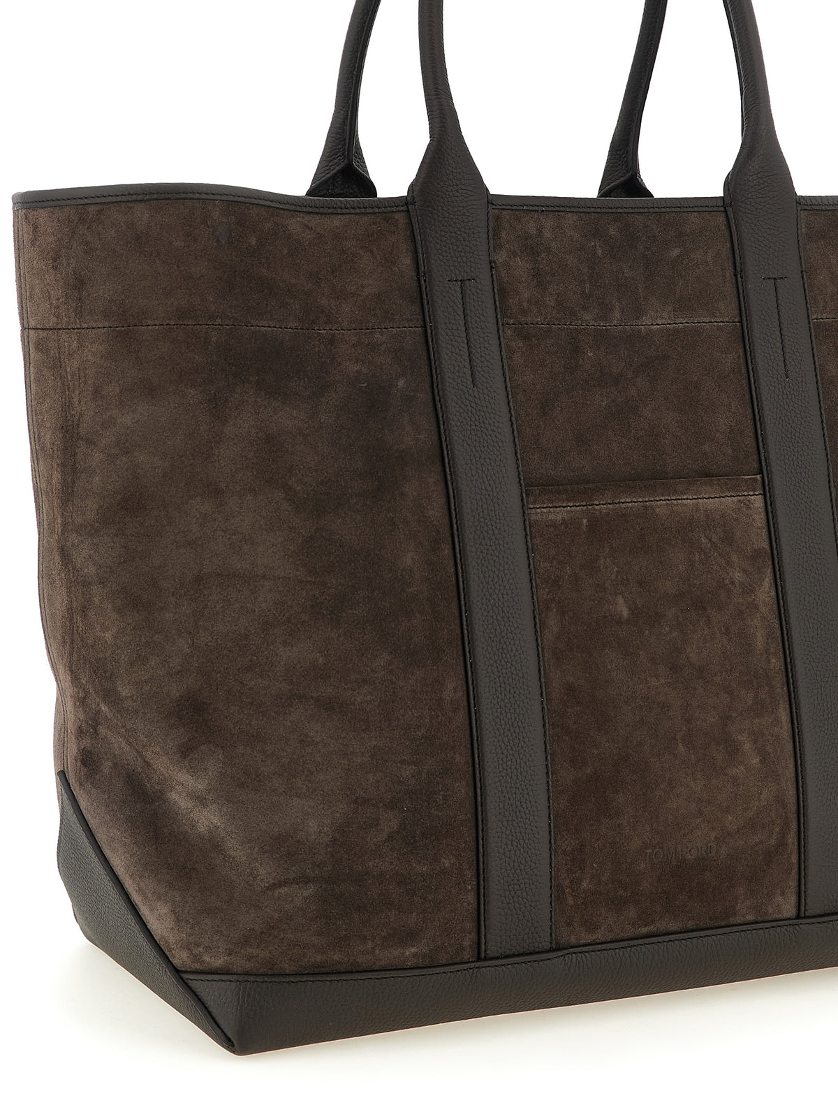 Tom Ford Brown Calfskin Tote Bag - Luxurious Italian Craftsmanship