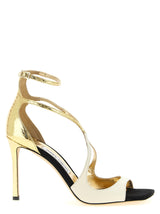 Jimmy Choo Azia Multicolor Leather Stiletto Heel Sandals
