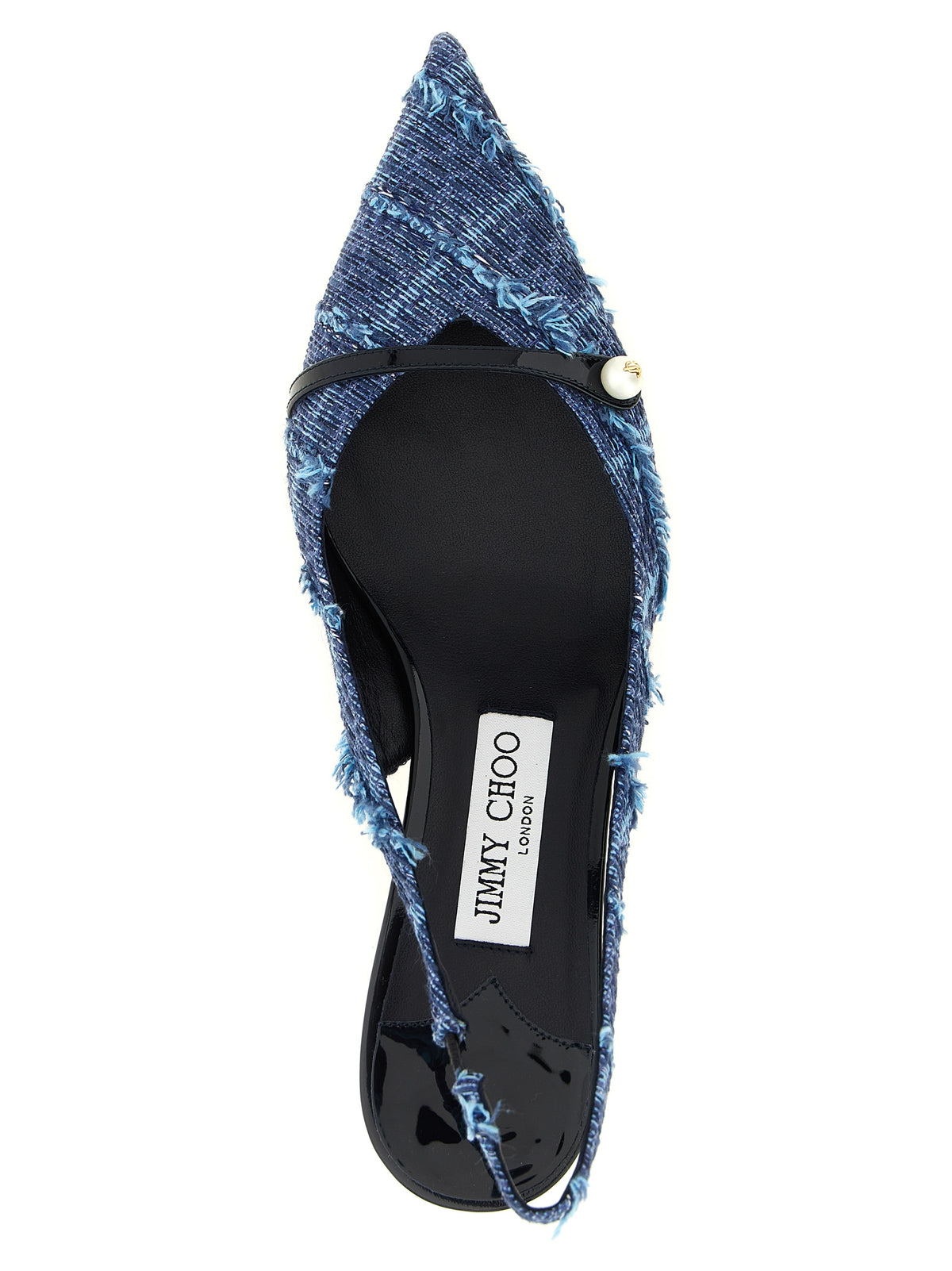 Jimmy Choo Amita Multicolor Tencel Mid Heel Pumps