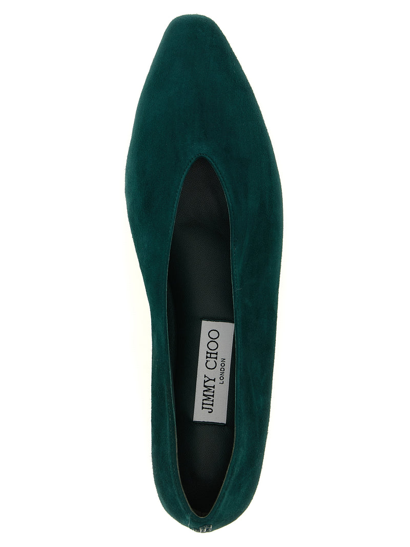 Ballerines en cuir bicolores Jimmy Choo Margot