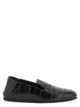 Giuseppe Zanotti Rupert 10 Black Leather Slip-On Loafers