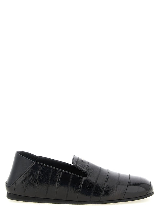 Giuseppe Zanotti Rupert 10 Black Leather Slip-On Loafers
