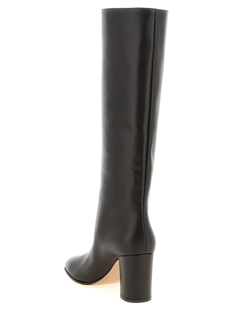 Gianvito Rossi Brown Calfskin Over The Knee Boots