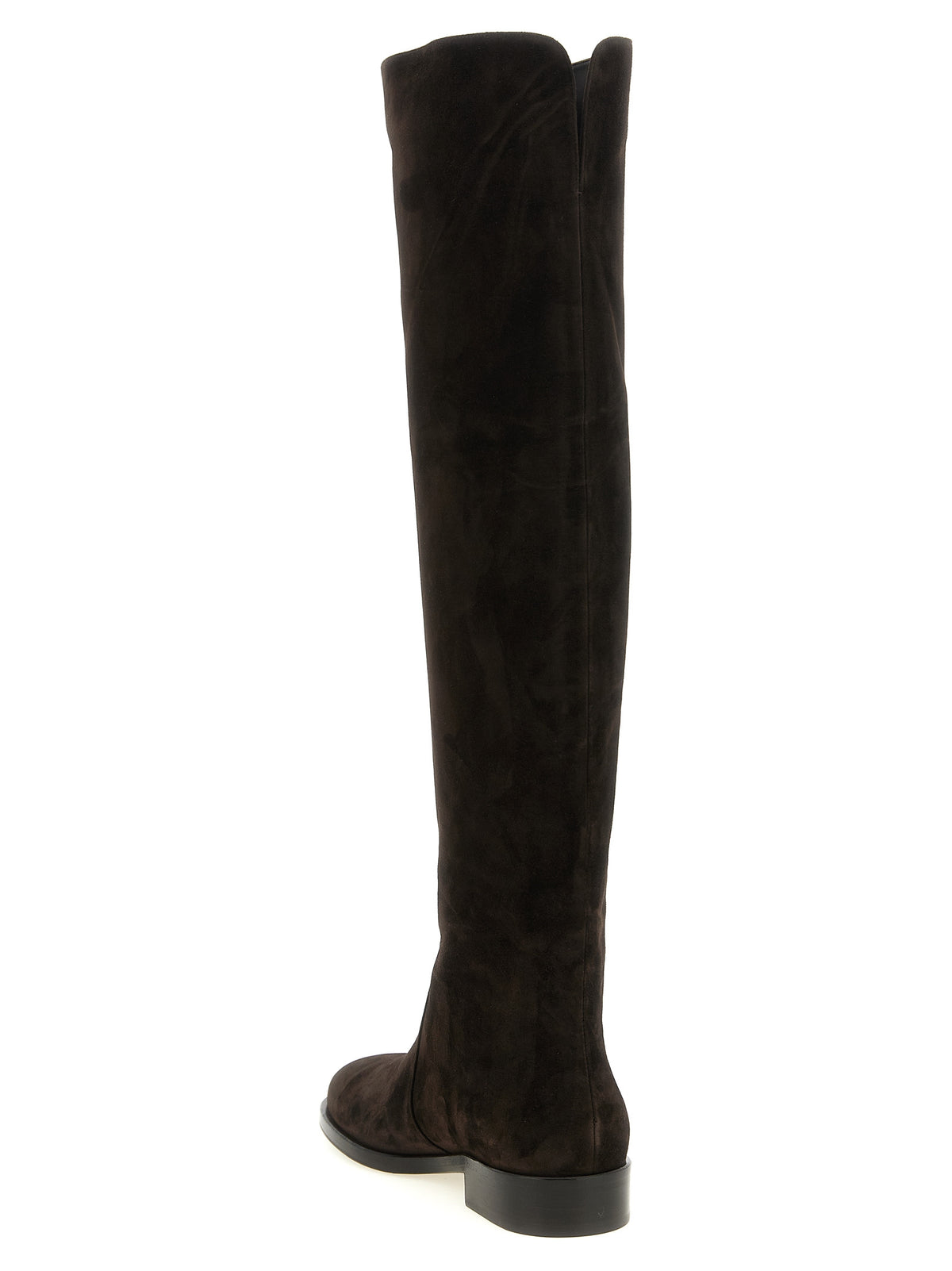 Gianvito Rossi Zayne Brown Suede Leather Over The Knee Boots