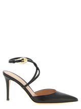 Gianvito Rossi Black Lamb Leather High Heel Pumps