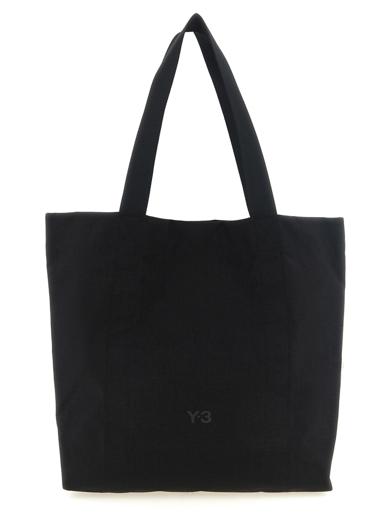 Y-3 Black Polyamide Tote Bag - Urban Utility Redefined