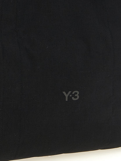 Y-3 Black Polyamide Tote Bag