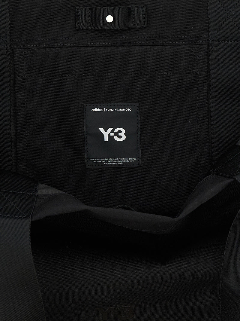 Y-3 Black Polyamide Tote Bag - Urban Utility Redefined