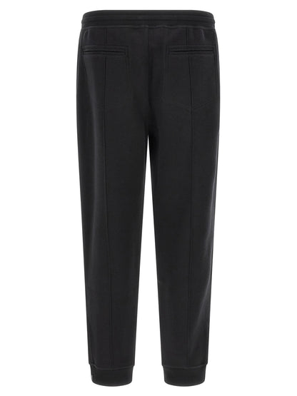 Brunello Cucinelli Black Cotton Joggers (Workout Pants)