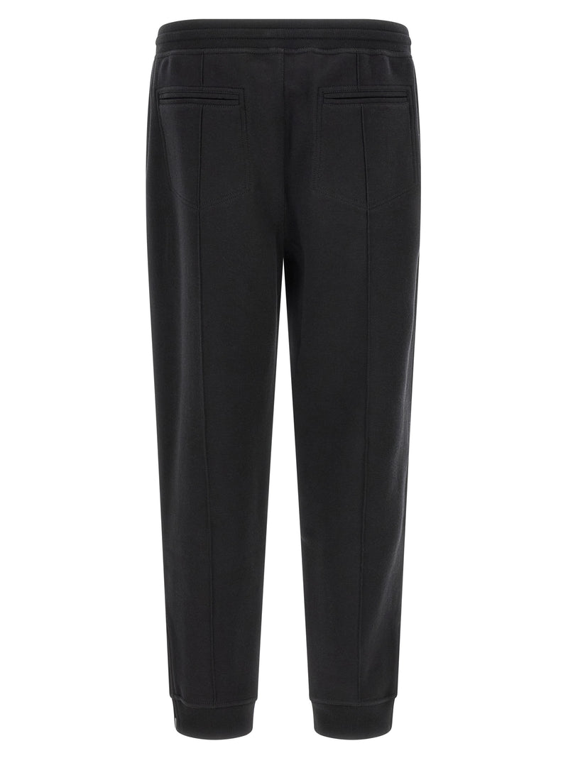 Brunello Cucinelli Black Cotton Joggers - Luxury Sportswear