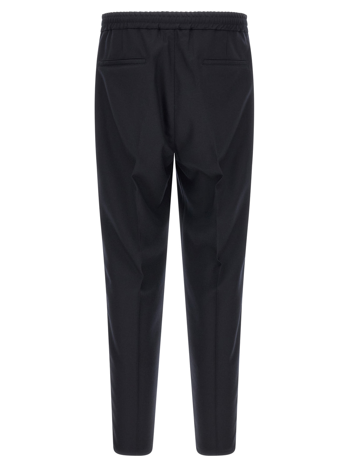 Brunello Cucinelli Blue Virgin Wool Casual Pants