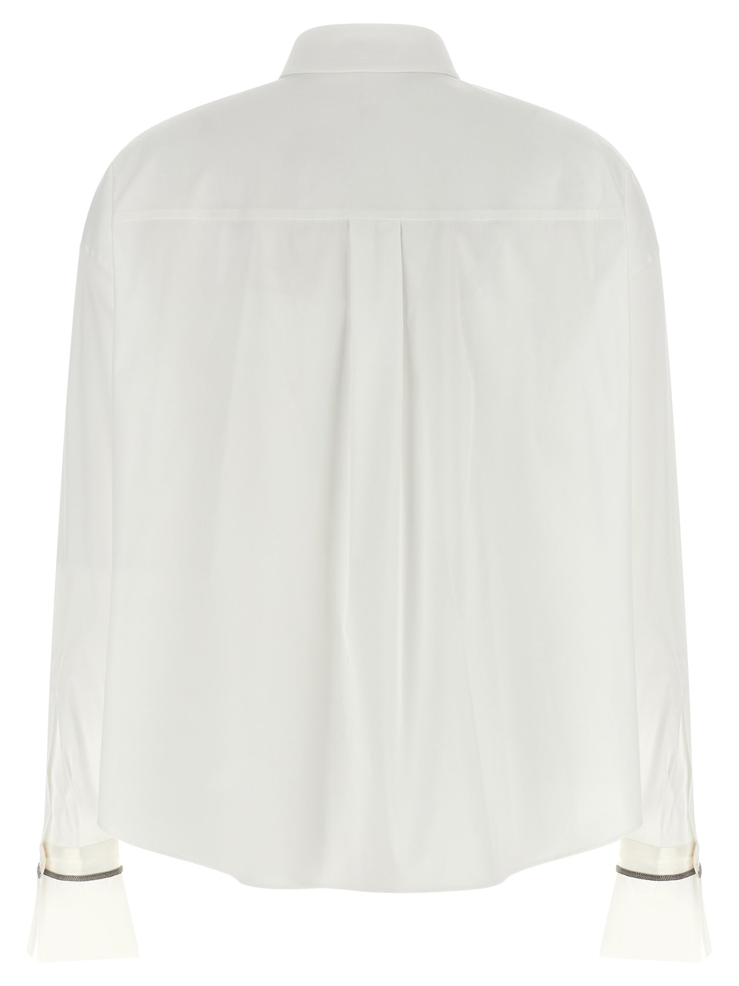 Brunello Cucinelli White Cotton Blouse