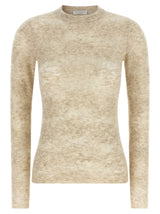 Brunello Cucinelli Beige Silk Cardigan - Luxury Knitwear