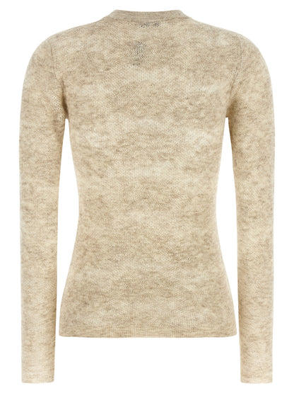 Brunello Cucinelli Beige Silk Cardigan