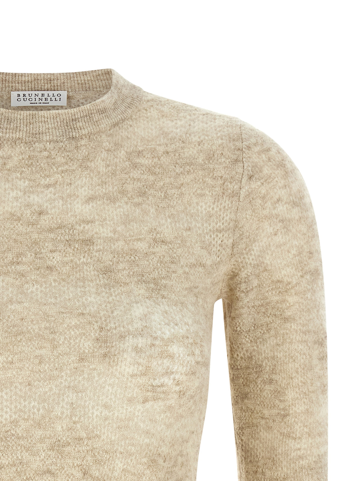 Brunello Cucinelli Beige Silk Cardigan - Luxury Knitwear