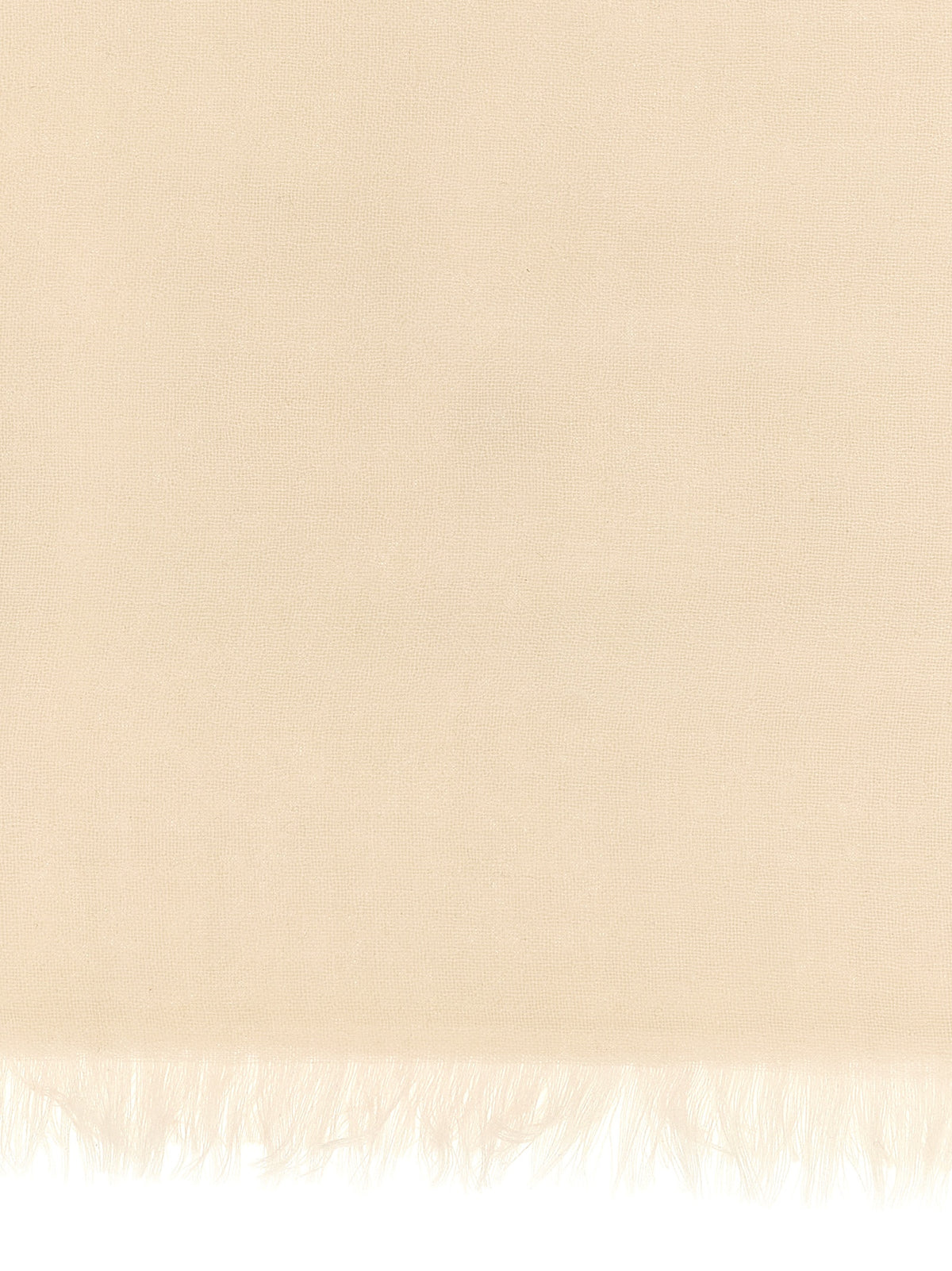 Brunello Cucinelli Beige Cashmere and Silk Scarf