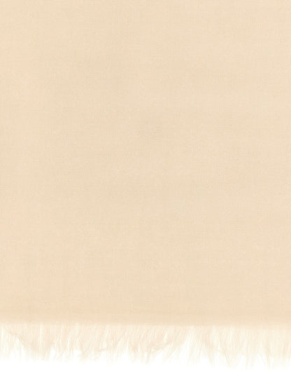 Brunello Cucinelli Beige Cashmere Scarf