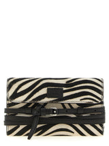 Moschino Bicolor Leather Cardholder - Tie Me Collection