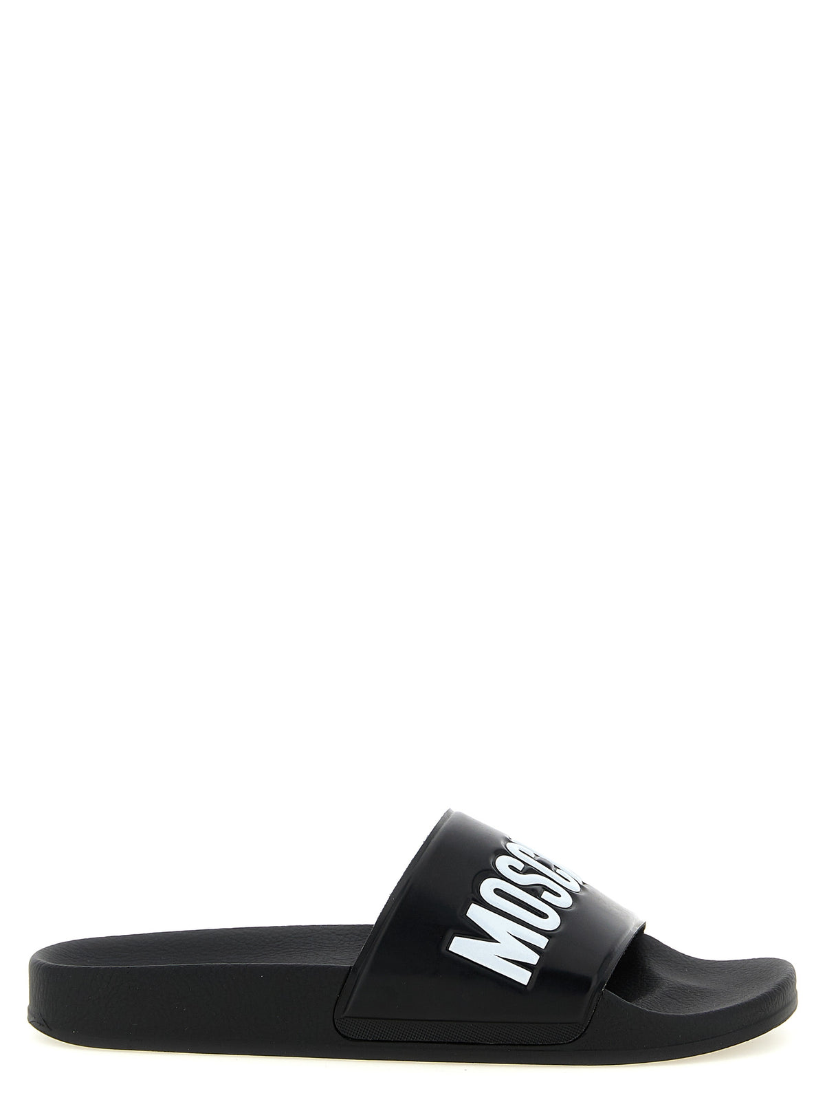 Moschino Bicolor PVC Slides - Essential Comfort and Style