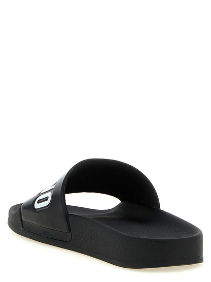 Moschino Bicolor Pvc Slides