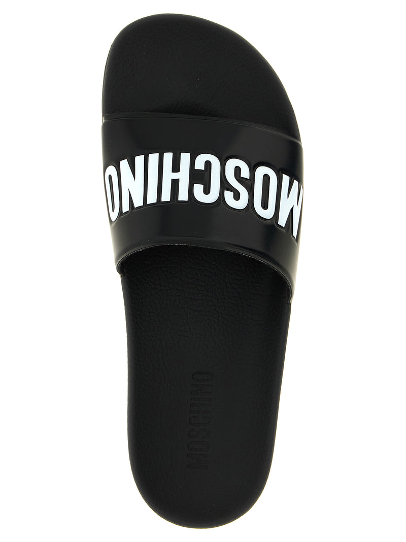 Moschino Bicolor PVC Slides - Essential Comfort and Style