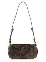 PINKO Brown Calfskin Crossbody Bag - Love Bag Model