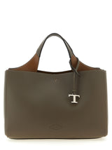 Tod's Gray Calfskin Handbag - Elegant Bucket Design