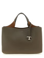 Tod's Gray Calfskin Handbag