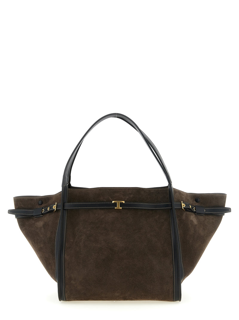 Tod's Tim Brown Calfskin Tote Bag - Stylish & Versatile