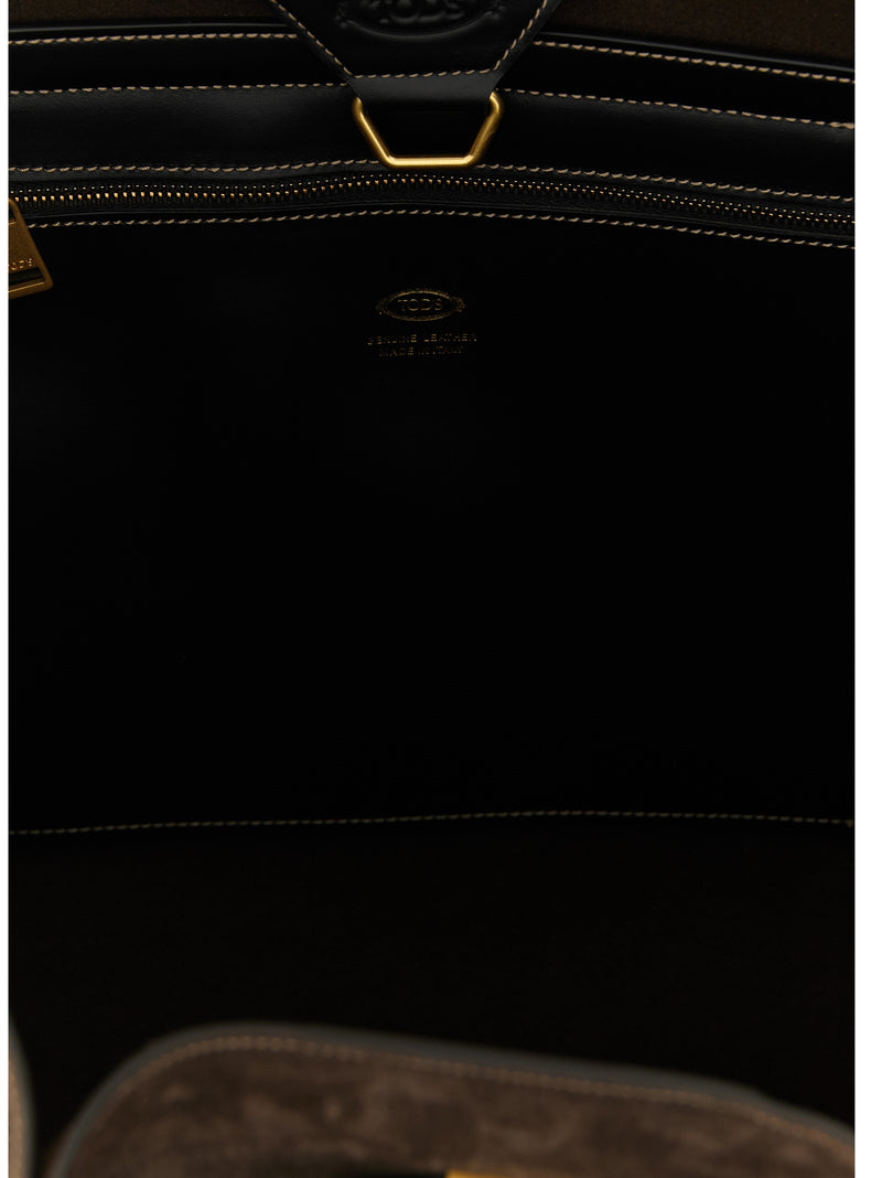 Tod's Tim Brown Calfskin Tote Bag - Stylish & Versatile