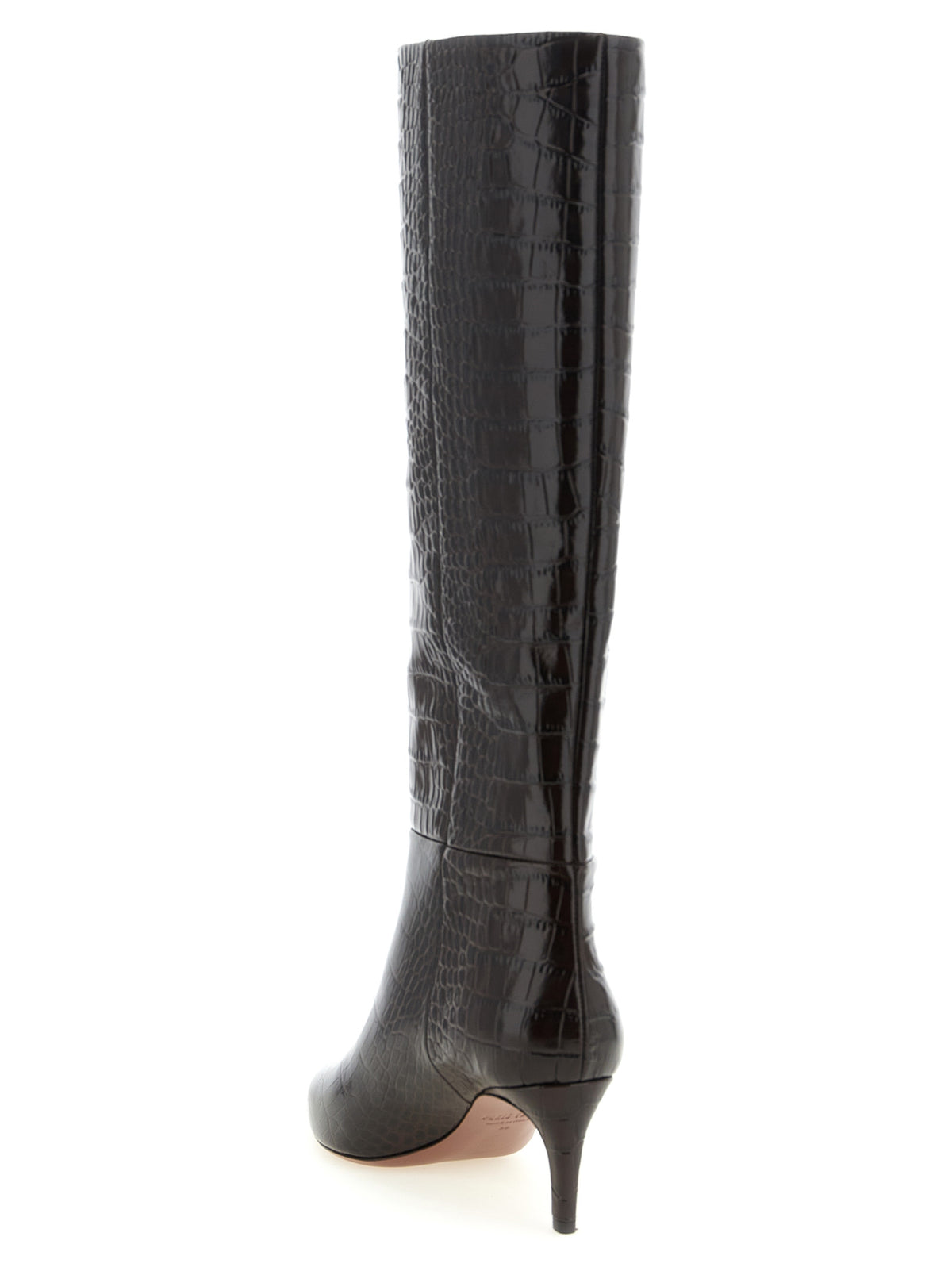 Paris Texas Brown Calfskin Over The Knee Stiletto Boots