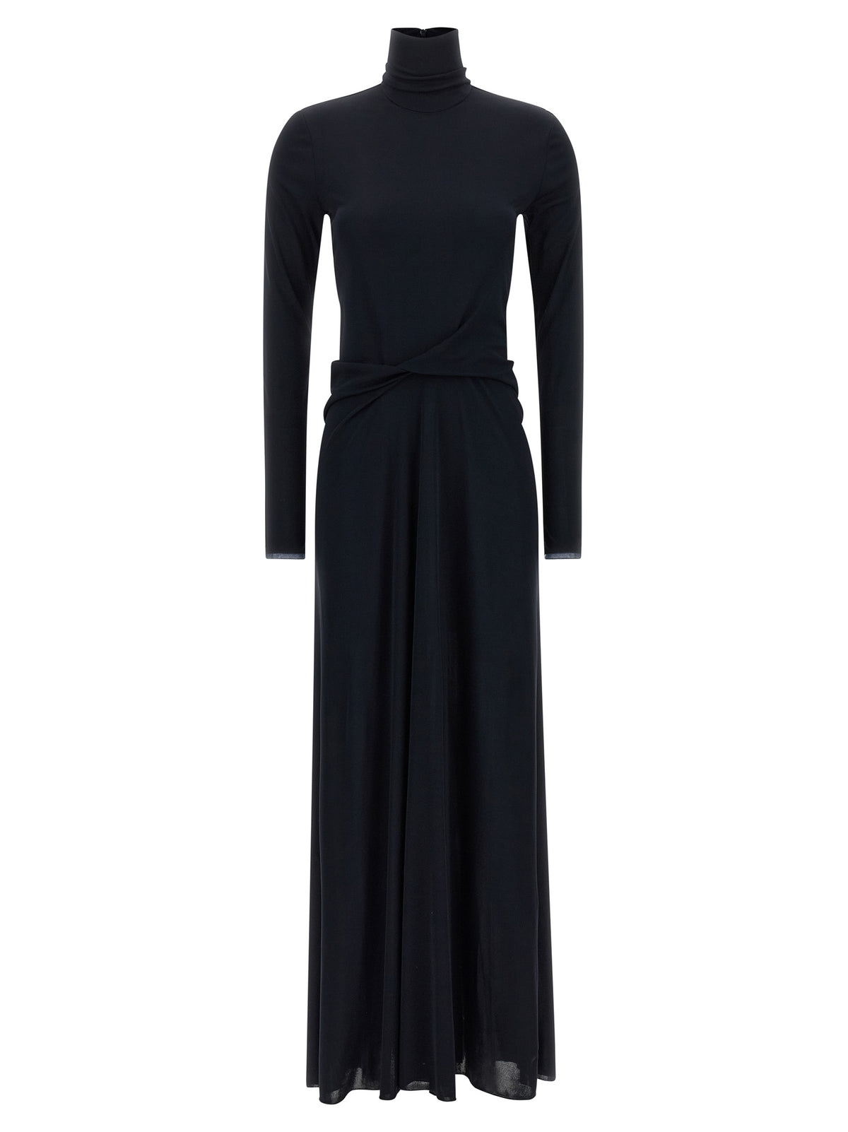 Fabiana Filippi Blue Viscose Long Dress - Elegant and Sophisticated