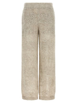 Brunello Cucinelli Beige Nylon Casual Pants for Women