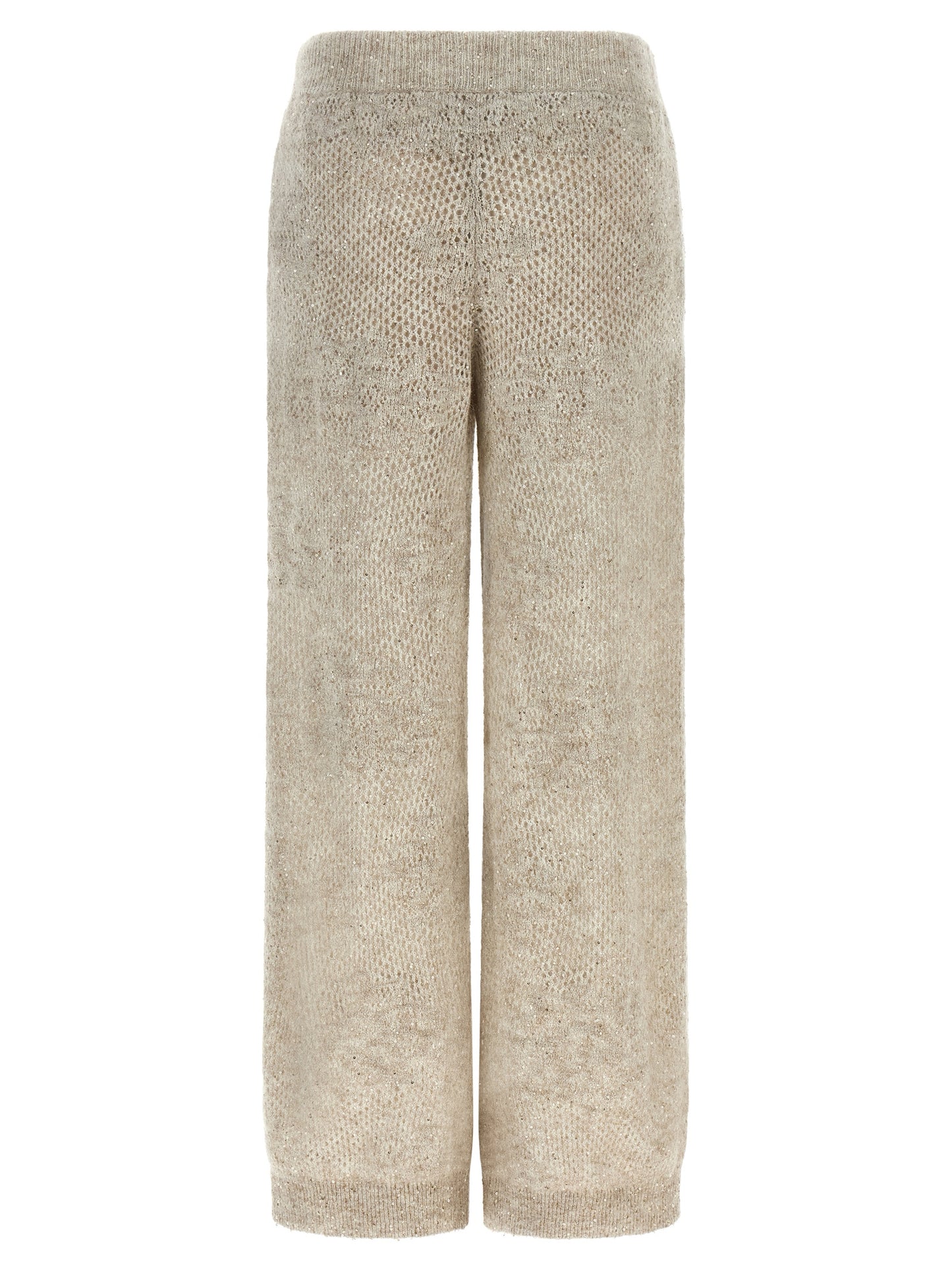 Brunello Cucinelli Beige Nylon Casual Pants