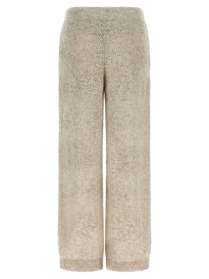 Brunello Cucinelli Beige Nylon Casual Pants for Women