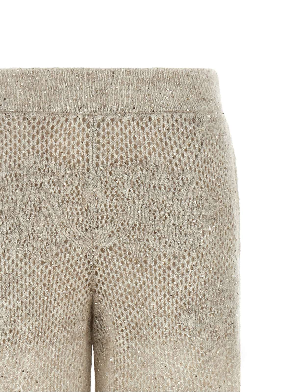 Brunello Cucinelli Beige Nylon Casual Pants for Women