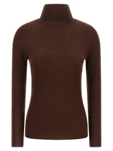 Fabiana Filippi Brown Virgin Wool Cardigan - Elegant Knitwear