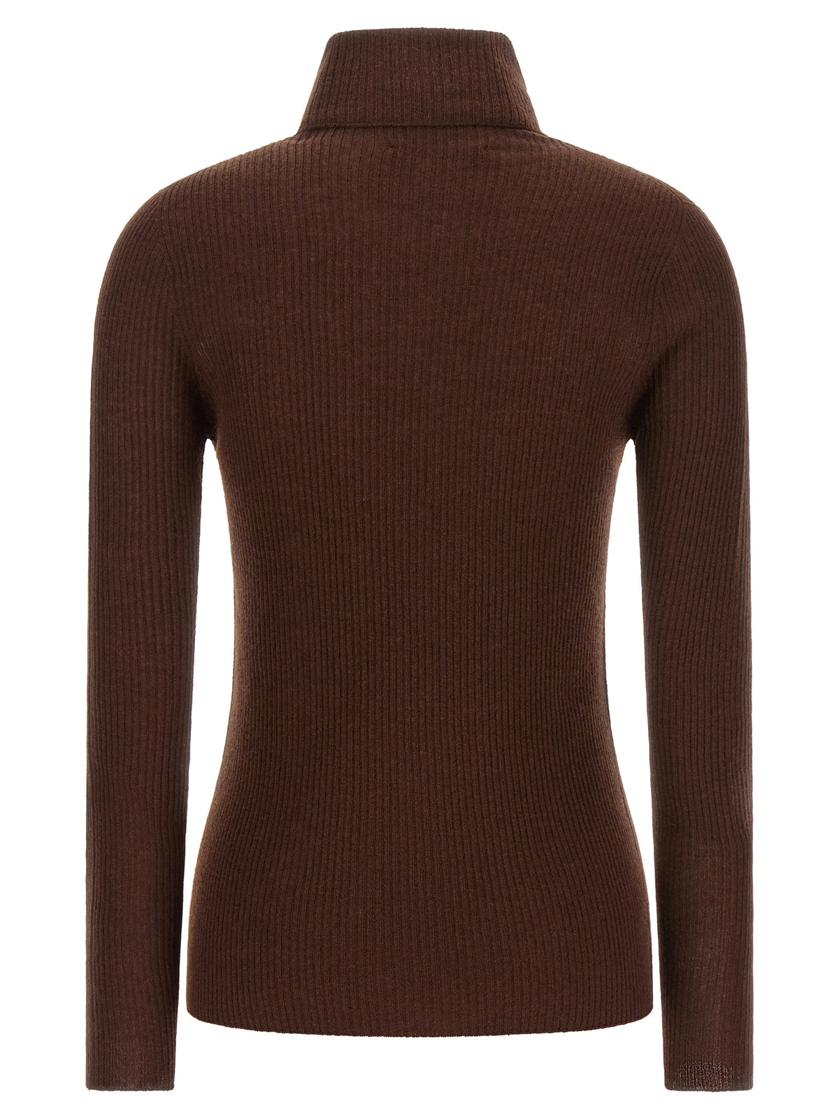 Fabiana Filippi Brown Virgin Wool Cardigan - Elegant Knitwear