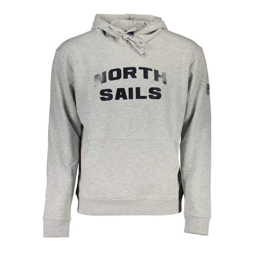 North Sails Grigio Sweatshirt en Coton pour Homme