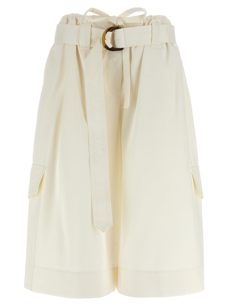 Short Bermuda en coton blanc Zimmermann