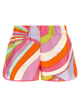 Short en soie multicolore Emilio Pucci