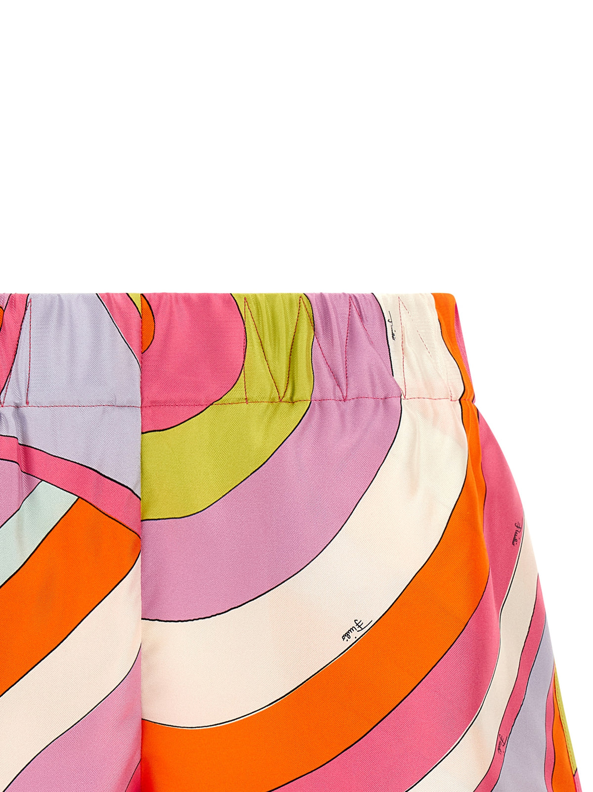 Short en soie multicolore Emilio Pucci