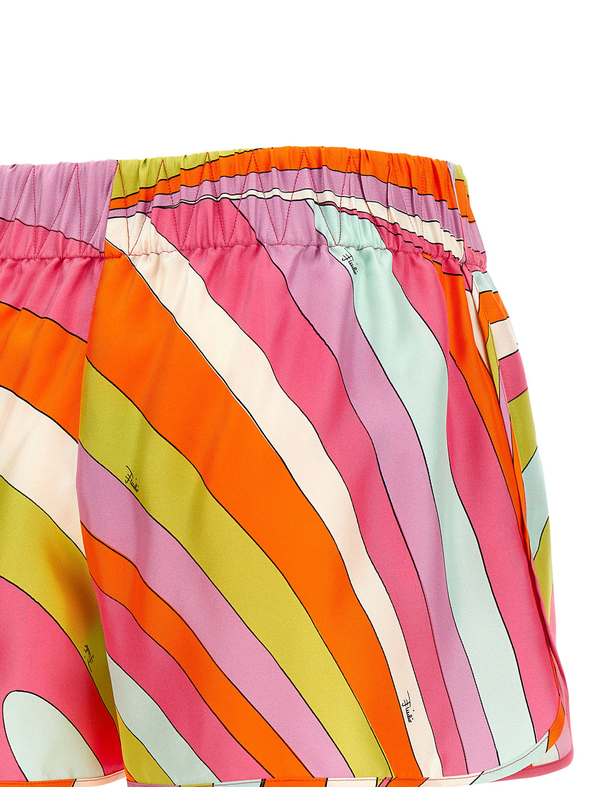 Short en soie multicolore Emilio Pucci