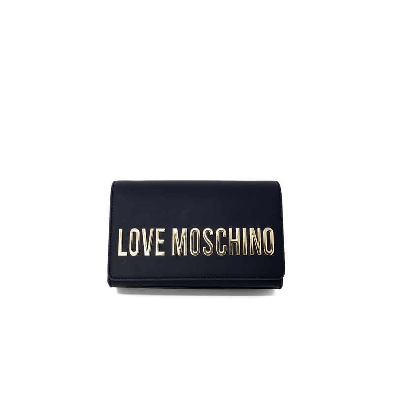 Sac à main en polyéthylène noir Love Moschino