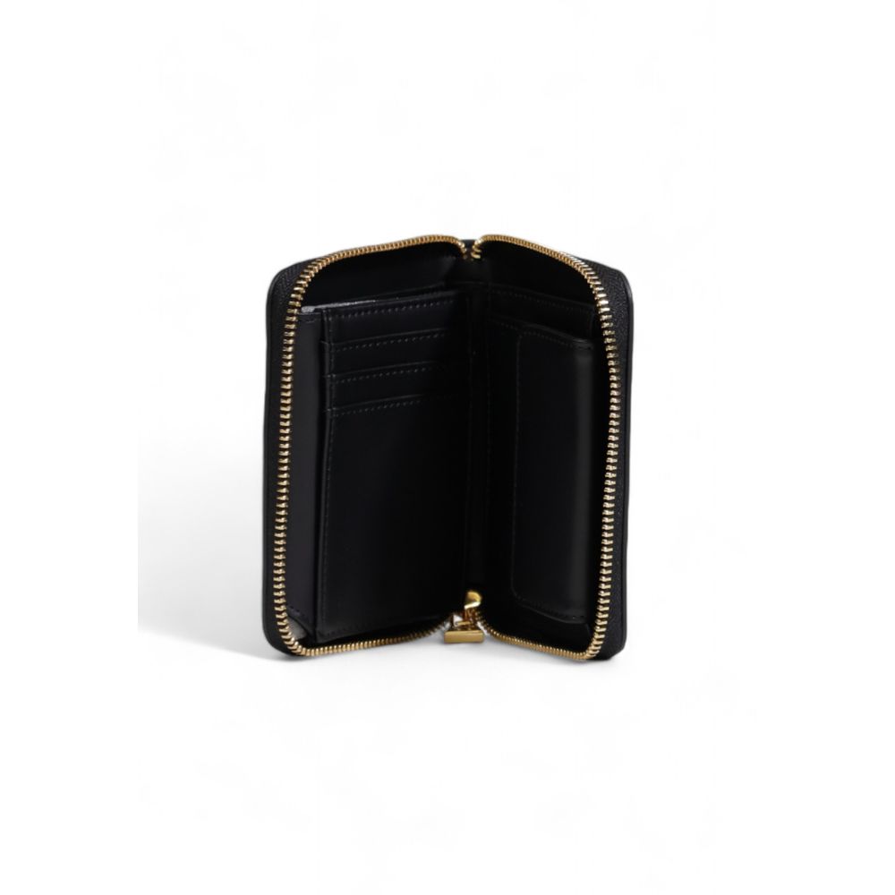 Portefeuille en polyéthylène noir Love Moschino