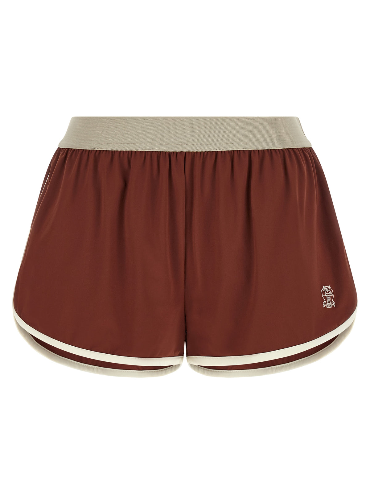 Shorts Bermudes Brunello Cucinelli en Polyamide Bordeaux