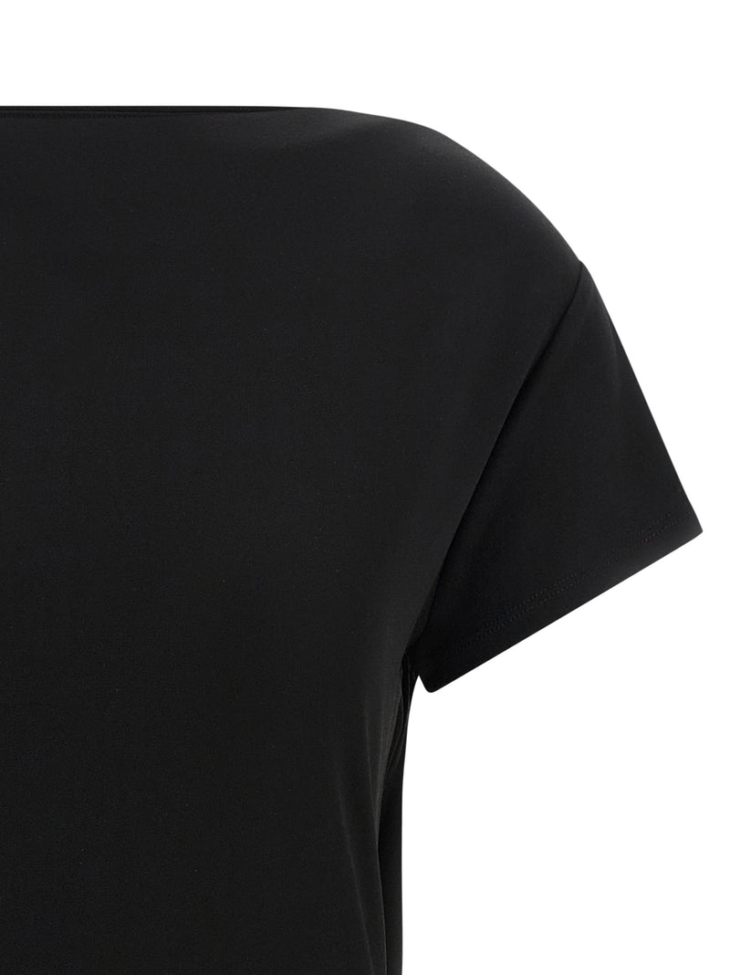 Jacquemus Black Viscose 'La Robe Mistral' Short Dress